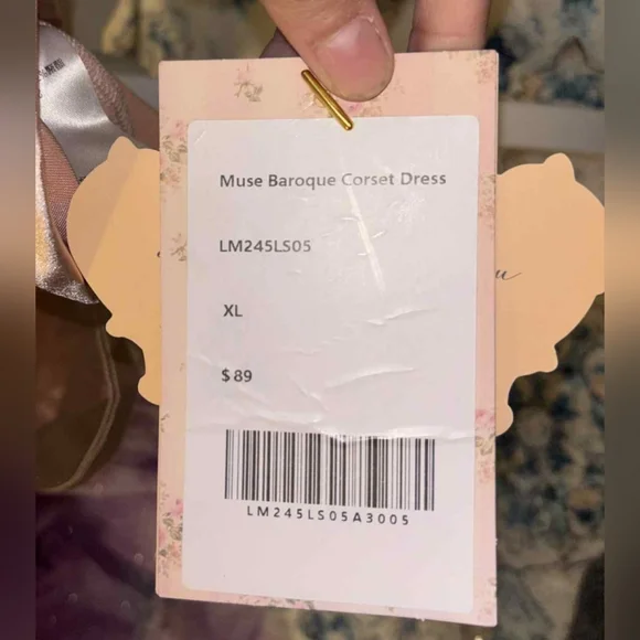 NWT Lacemade Muse Baroque Corset Dress - Picture 9 of 16